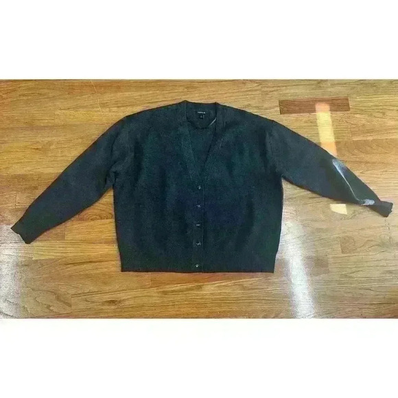 Torrid Everyday Plush Classic Cardigan Sweater Gray Size 1 - Picture 3 of 3